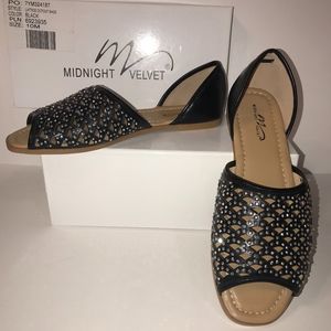 Stunning Sparkling Black Flats